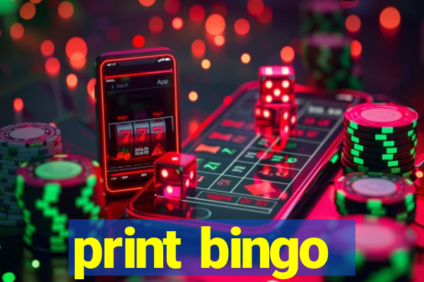 print bingo